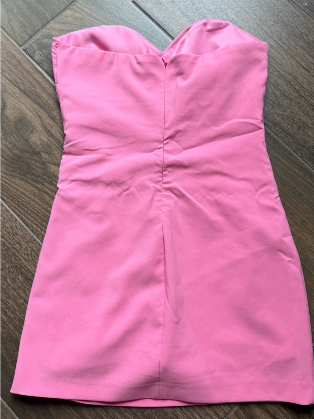 Zara Strapless Sweetheart Mini Romper in Pink - Picture 6 of 7